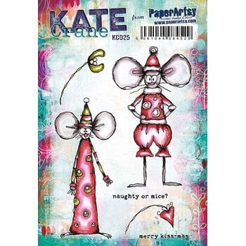 PAPER ARTSY PAPER ARTSY KATE CRANE KC025 CLING STAMP SET