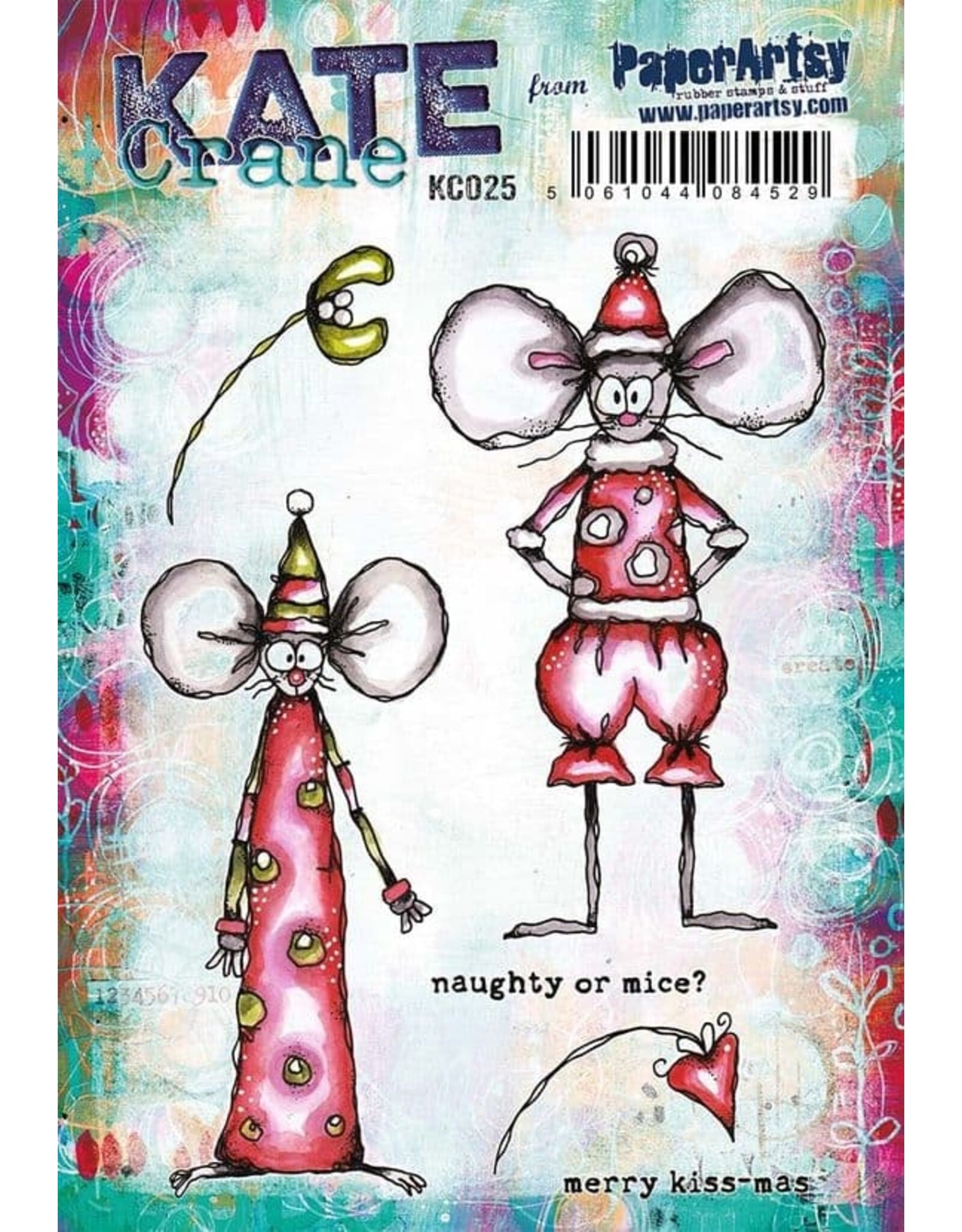 PAPER ARTSY PAPER ARTSY KATE CRANE KC025 TAMPONS EN CAOUTCHOUC