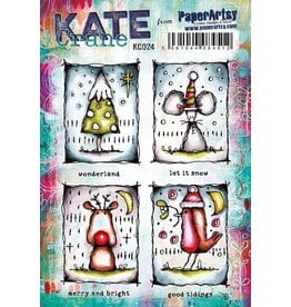 PAPER ARTSY PAPER ARTSY KATE CRANE KC024 CLING STAMP SET
