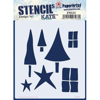 PAPER ARTSY PAPER ARTSY KATE CRANE PS532 STENCIL
