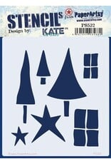 PAPER ARTSY PAPER ARTSY KATE CRANE PS532 STENCIL