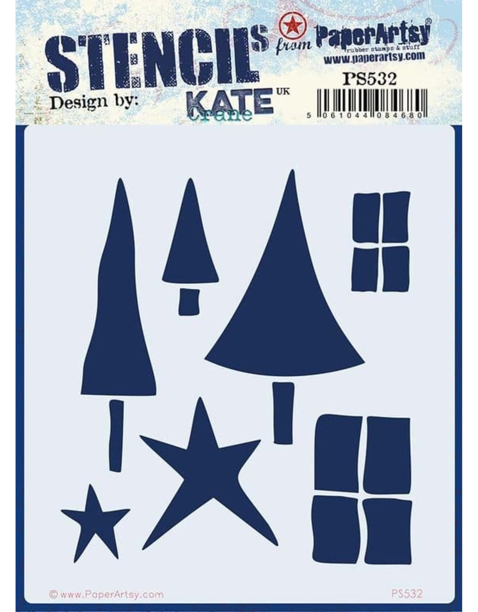PAPER ARTSY PAPER ARTSY KATE CRANE PS532 STENCIL