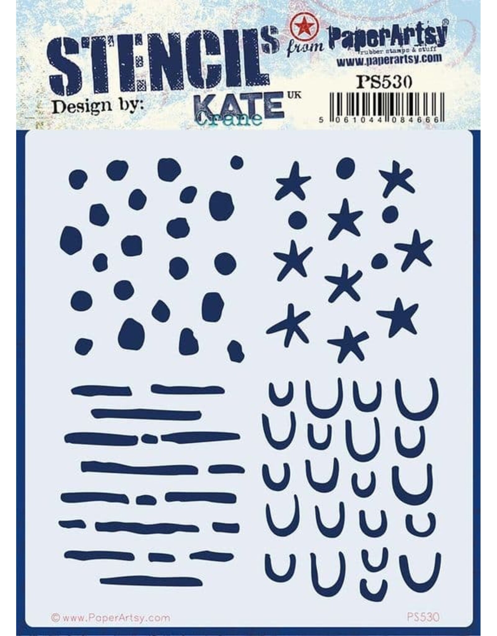PAPER ARTSY PAPER ARTSY KATE CRANE PS530 STENCIL