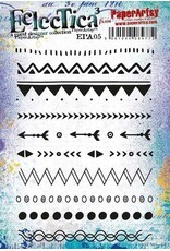 PAPER ARTSY PAPER ARTSY ECLECTICA EPA05 CLING STAMP SET