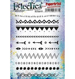 PAPER ARTSY PAPER ARTSY ECLECTICA EPA05 CLING STAMP SET