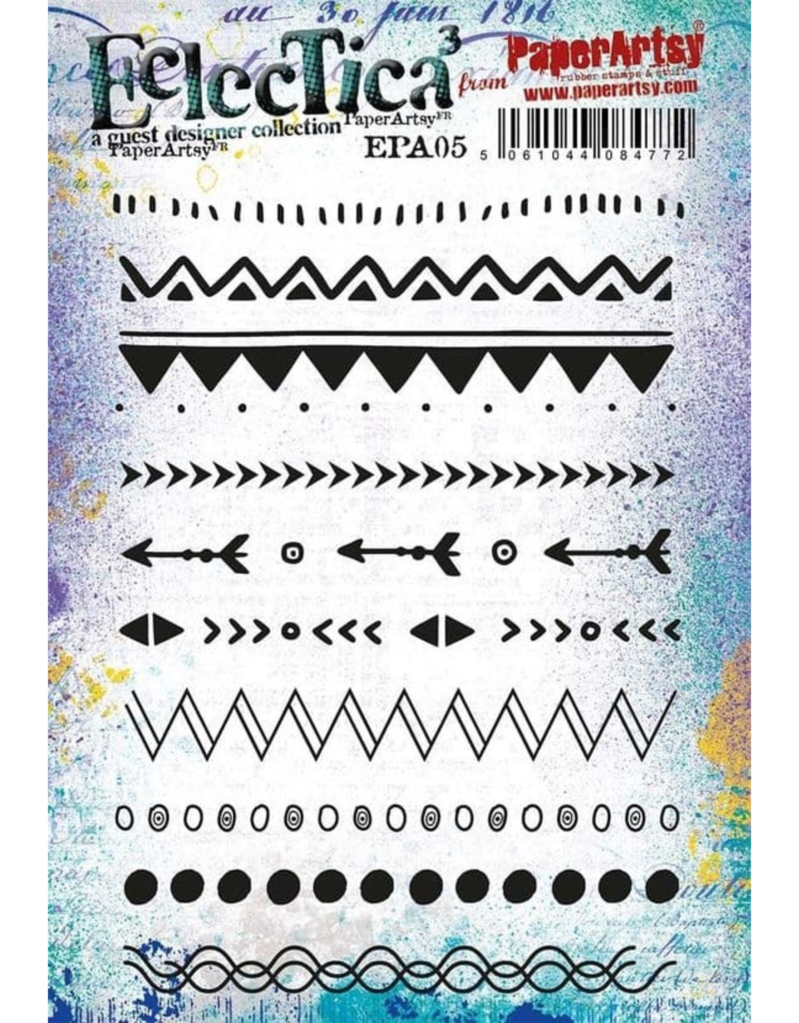 PAPER ARTSY PAPER ARTSY ECLECTICA EPA05 TAMPONS EN CAOUTCHOUC