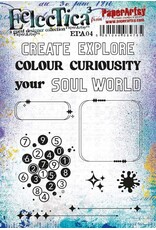 PAPER ARTSY PAPER ARTSY ECLECTICA EPA04 CLING STAMP SET