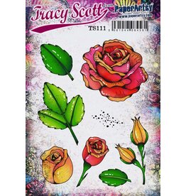 PAPER ARTSY PAPER ARTSY TRACY SCOTT TS111 CLING STAMP SET