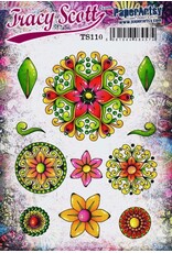 PAPER ARTSY PAPER ARTSY TRACY SCOTT TS110 CLING STAMP SET