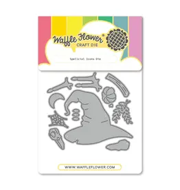 WAFFLE FLOWER WAFFLE FLOWER "SPELLCIAL" ÎCONES ENSEMBLE DE MATRICES DE DÉCOUPE