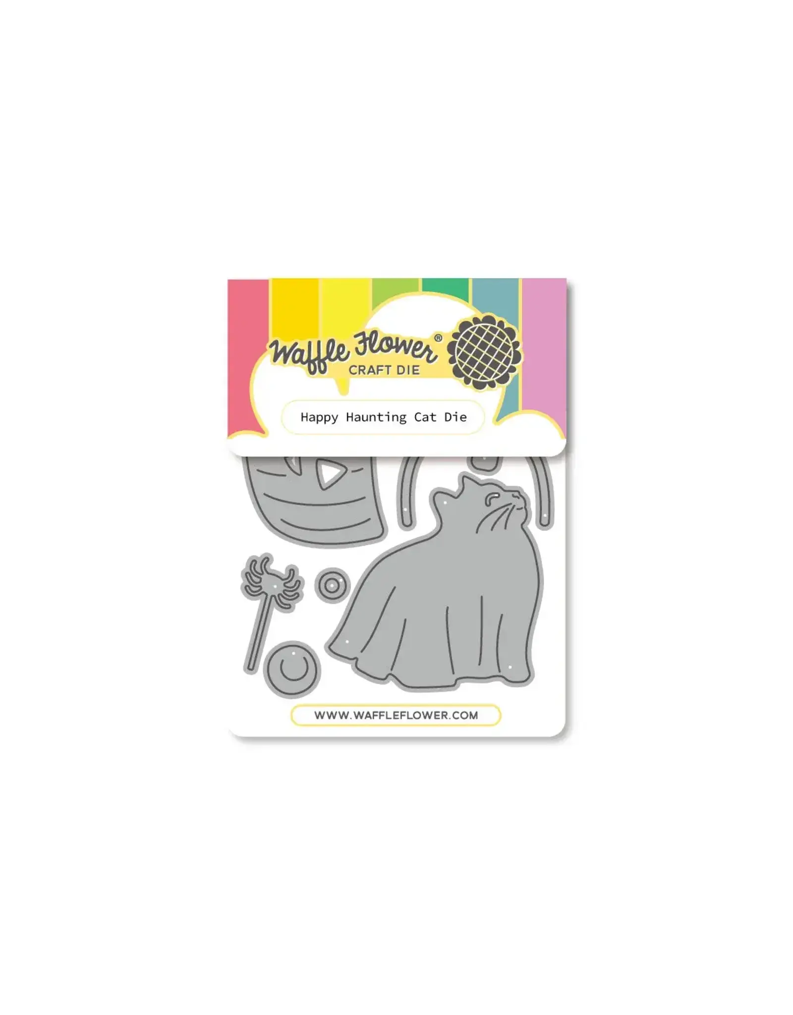 WAFFLE FLOWER WAFFLE FLOWER HAPPY HAUNTING CAT DIE SET