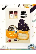 WAFFLE FLOWER WAFFLE FLOWER HAPPY HAUNTING CAT DIE SET