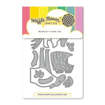 WAFFLE FLOWER WAFFLE FLOWER AMIS DES BOIS ENSEMBLE DE MATRICES DE DÉCOUPE