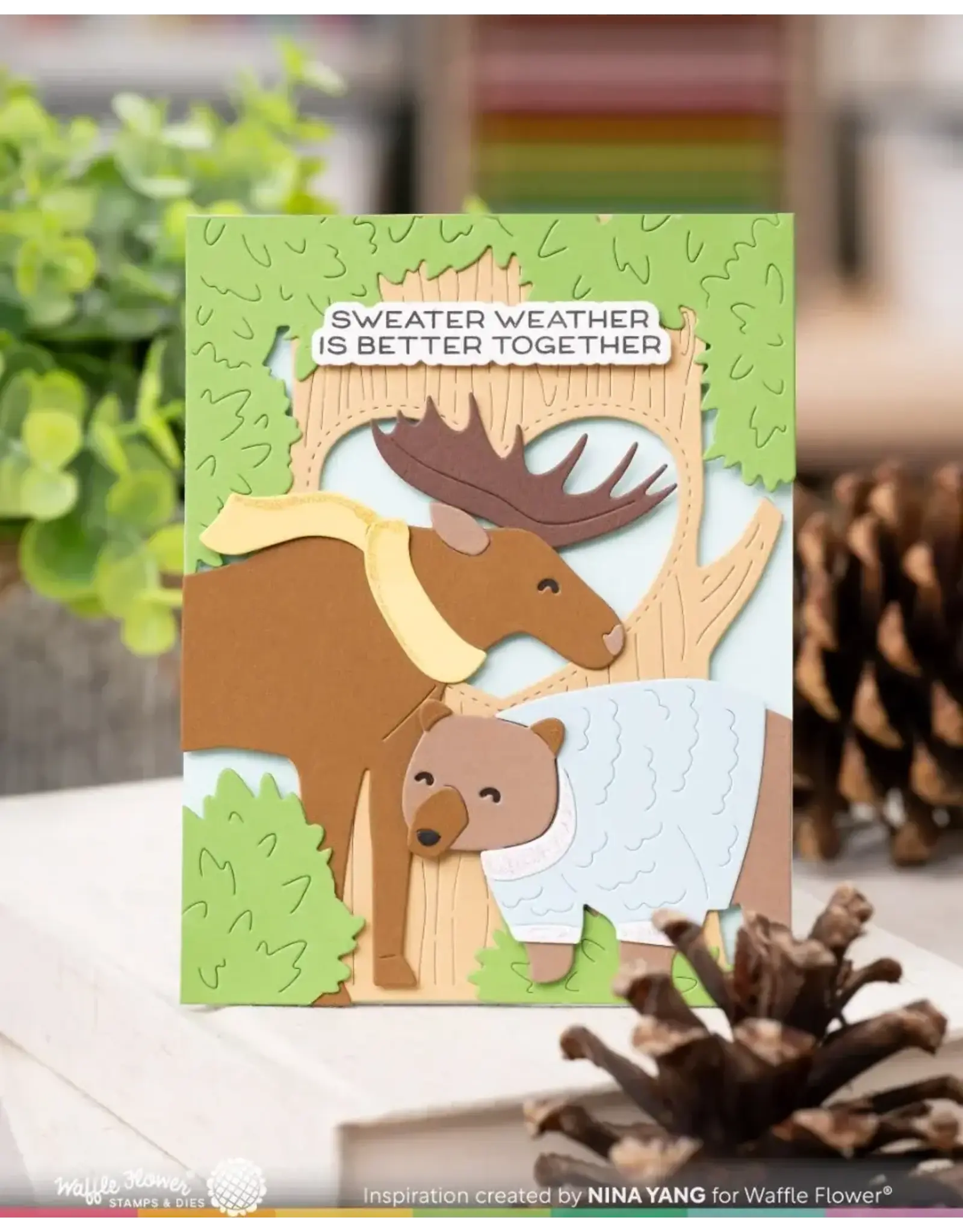 WAFFLE FLOWER WAFFLE FLOWER WOODLAND FRIENDS DIE SET