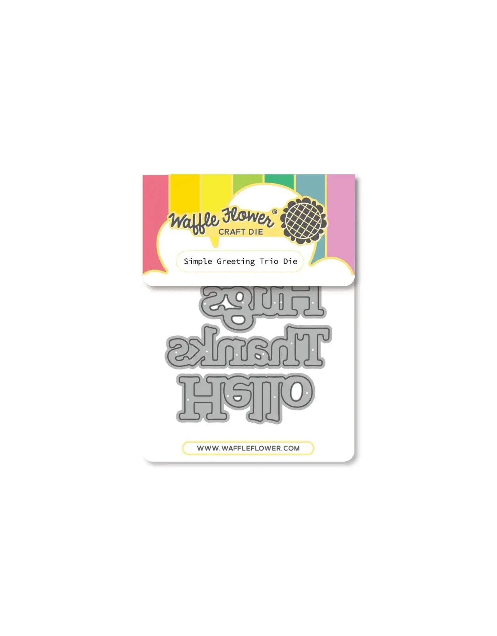 WAFFLE FLOWER WAFFLE FLOWER SIMPLE GREETINGS TRIO DIE SET