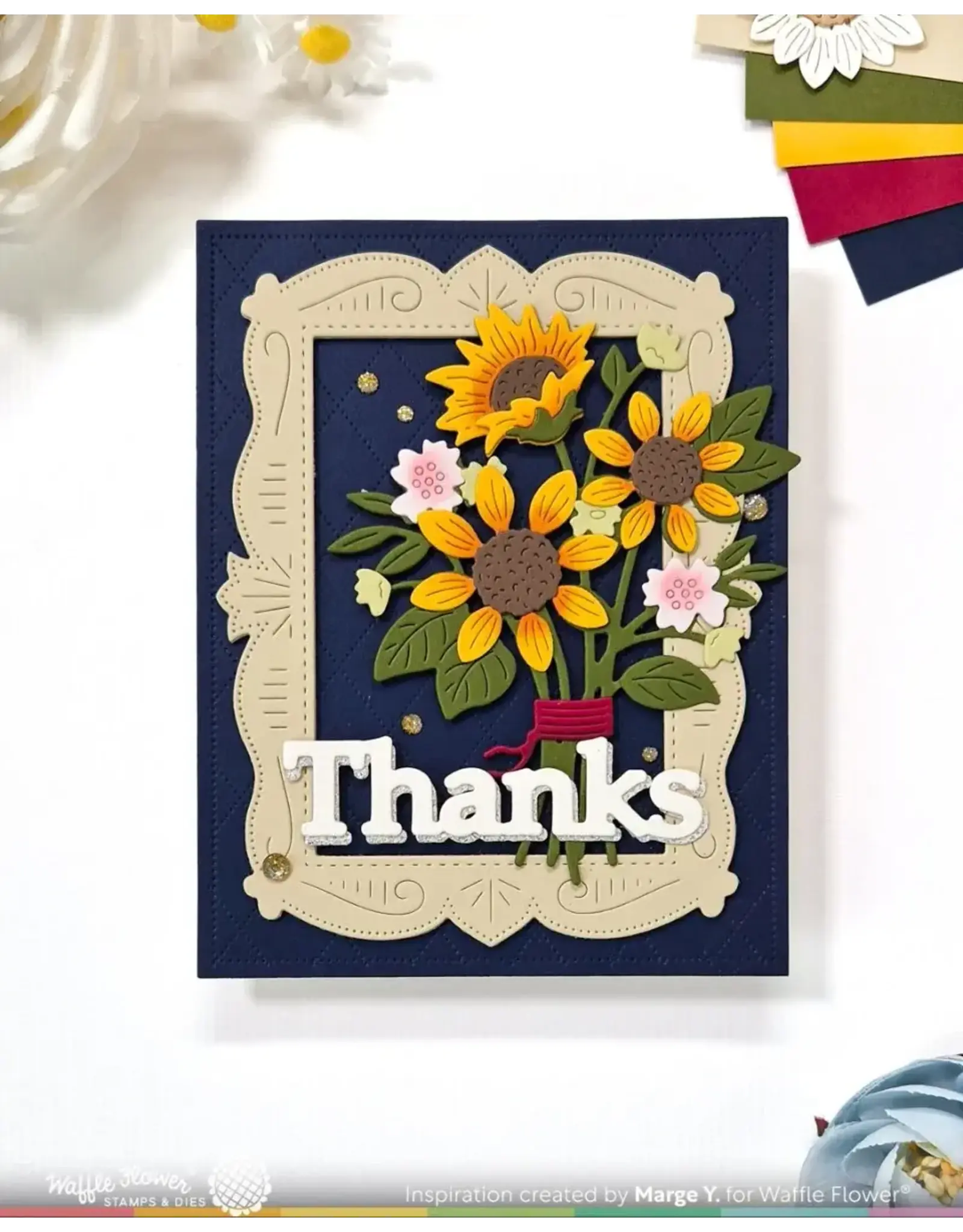 WAFFLE FLOWER WAFFLE FLOWER SIMPLE GREETINGS TRIO DIE SET