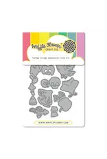 WAFFLE FLOWER WAFFLE FLOWER POSTAGE COLLAGE SPOOKTACULAR ICONS DIE SET