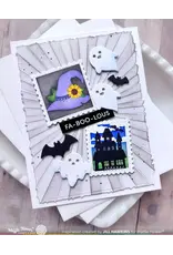 WAFFLE FLOWER WAFFLE FLOWER POSTAGE COLLAGE SPOOKTACULAR ICONS DIE SET