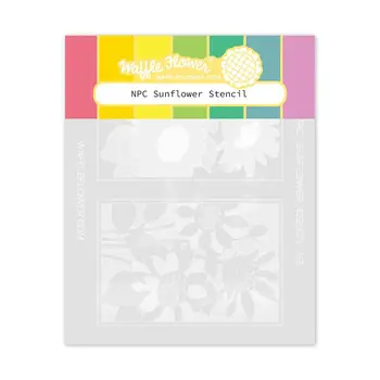 WAFFLE FLOWER WAFFLE FLOWER NPC SUNFLOWER STENCIL SET