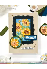 WAFFLE FLOWER WAFFLE FLOWER NPC SUNFLOWER STENCIL SET