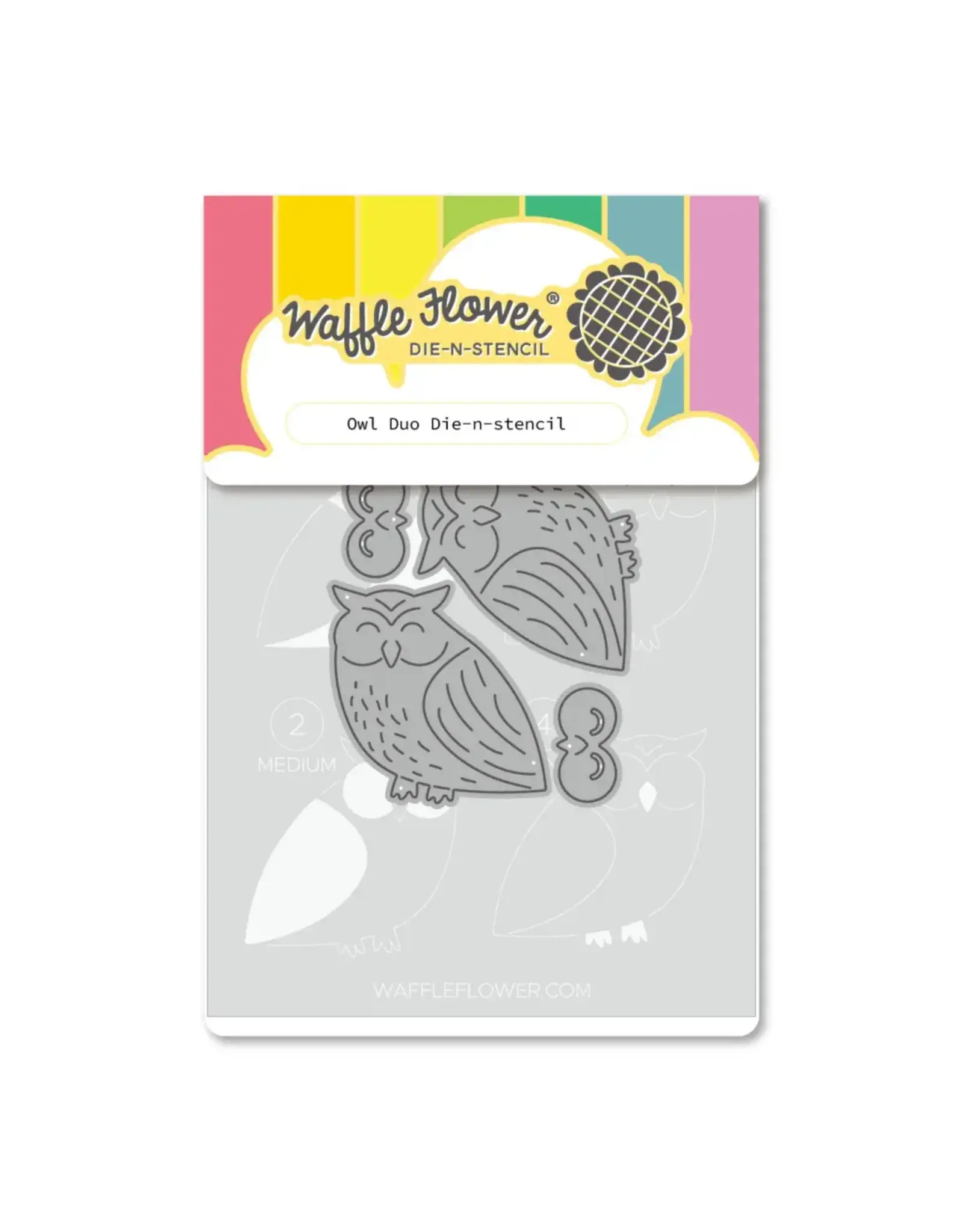 WAFFLE FLOWER WAFFLE FLOWER OWL DUO DIE-N-STENCIL