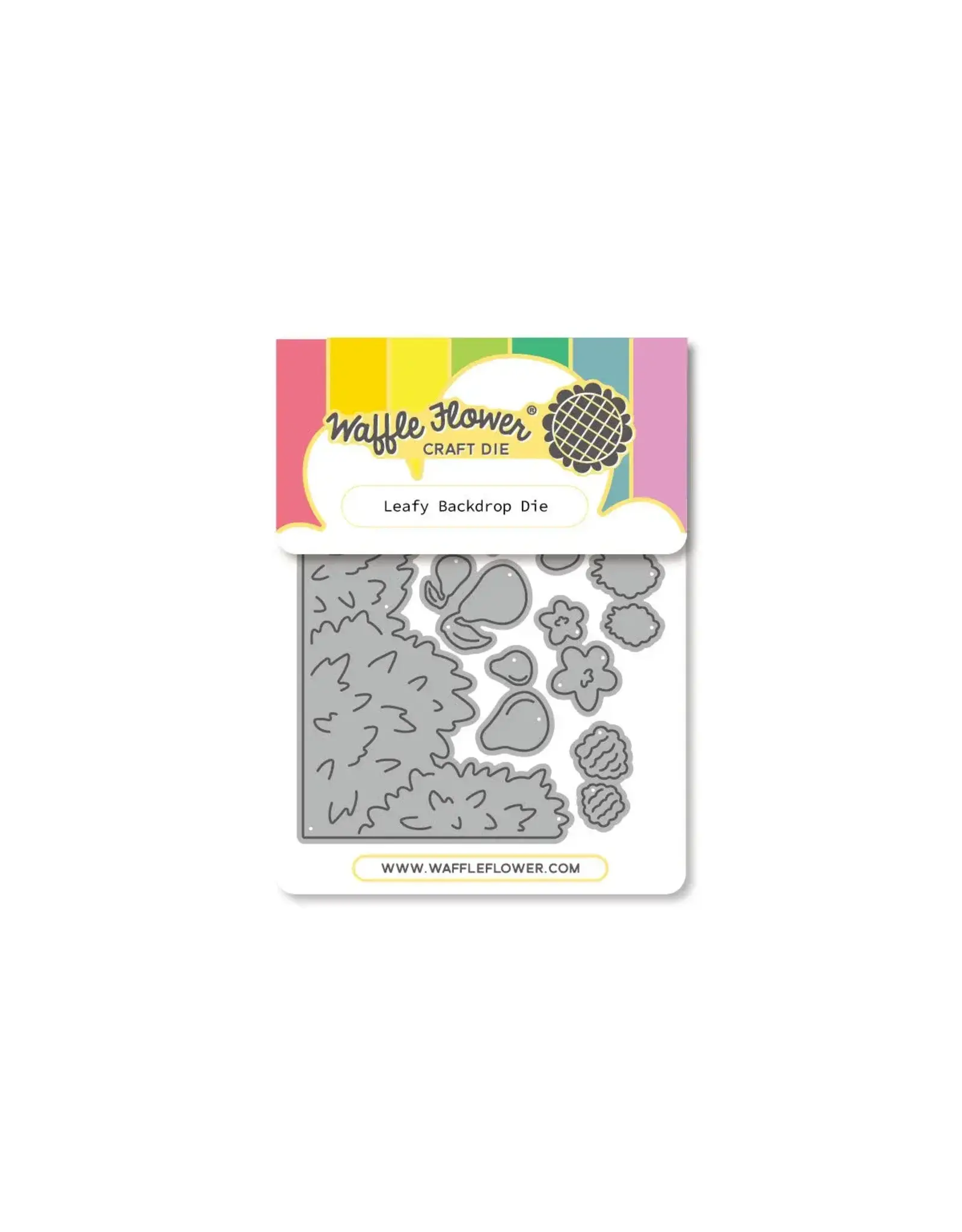 WAFFLE FLOWER WAFFLE FLOWER LEAFY BACKDROP DIE SET
