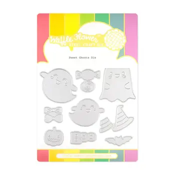 WAFFLE FLOWER WAFFLE FLOWER FANTÔMES DOUX ENSEMBLE DE MATRICES DE DÉCOUPE