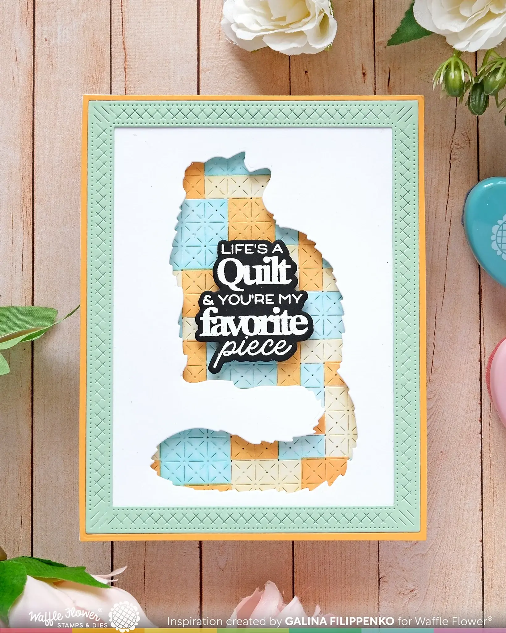 WAFFLE FLOWER WAFFLE FLOWER CAT SILHOUETTE DIE SET