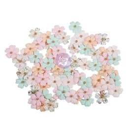 PRIMA PRIMA CHRISTMAS BLUSH JOYEUX SOUVENIRS FLEURS EN PAPIER 72/PK
