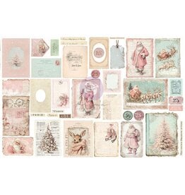 PRIMA PRIMA CHRISTMAS BLUSH ÉPHÉMÈRE JUNK JOURNAL 76/PK
