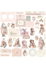 PRIMA PRIMA CHRISTMAS BLUSH SOUVENIRS GLACÉS ÉPHÉMÈRE 100/PK
