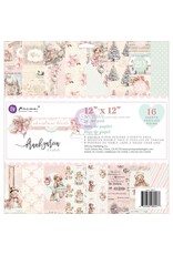 PRIMA PRIMA CHRISTMAS BLUSH 12x12 PAPER PAD 16 SHEETS