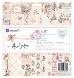 PRIMA PRIMA CHRISTMAS BLUSH 8x8 PAPER PAD 32 SHEETS
