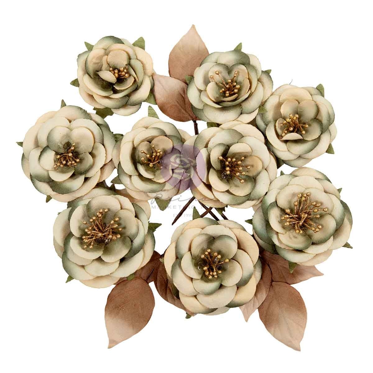 PRIMA PRIMA MADE OF MAGIC SPELLBOUND BLOOMS PAPER FLOWERS 12/PK