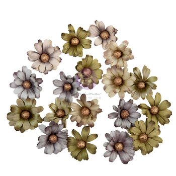 PRIMA PRIMA MADE OF MAGIC PRÉ AU CLAIR DE LUNE FLEURS EN PAPIER 18/PK