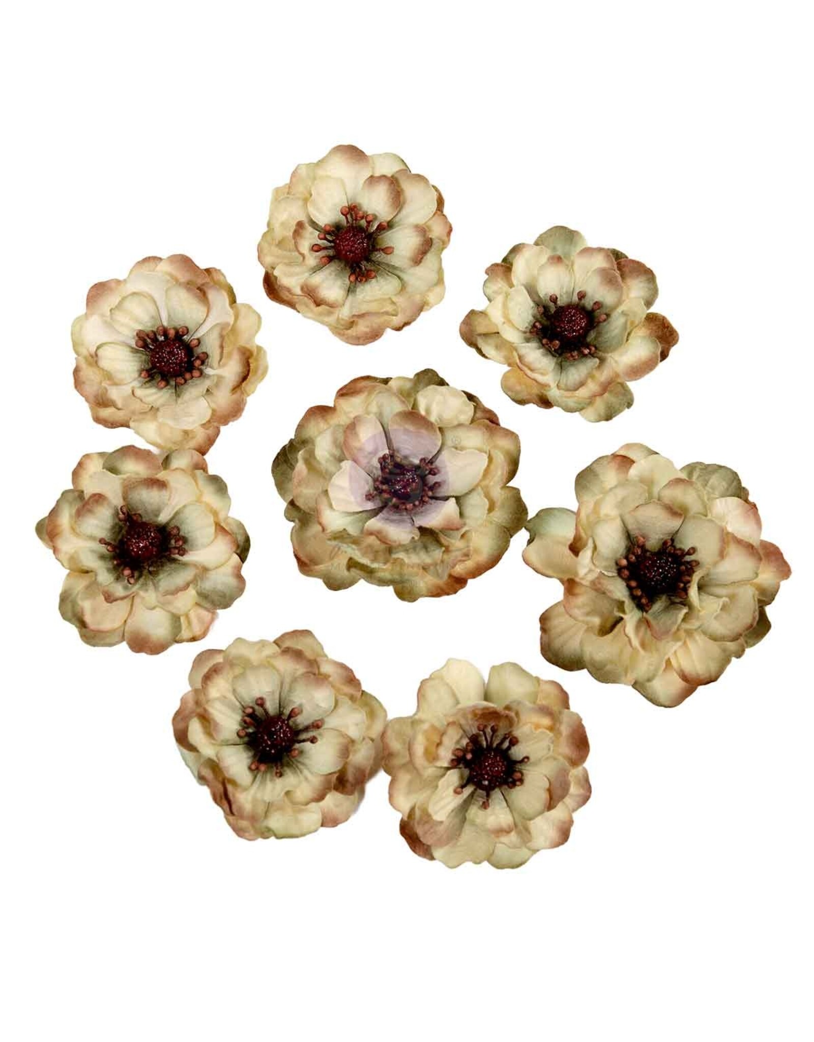 PRIMA PRIMA MADE OF MAGIC BOIS ENCHANTÉ FLEURS EN PAPIER 8/PK