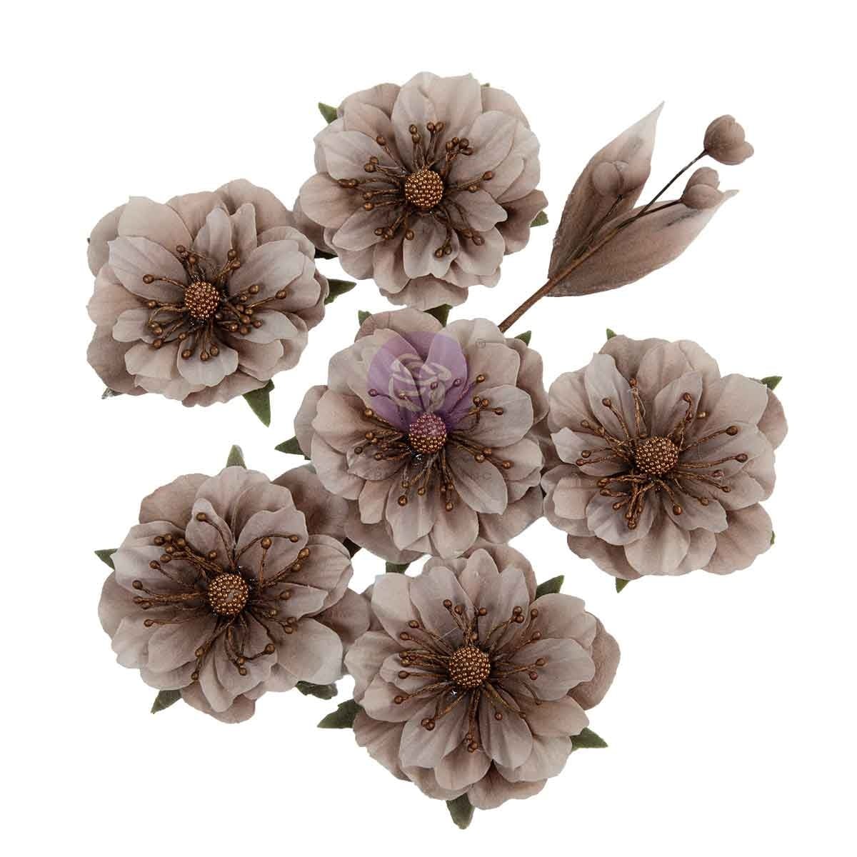 PRIMA PRIMA MADE OF MAGIC PHANTOM PETALS PAPER FLOWERS 7/PK