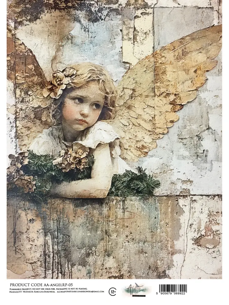 ALCHEMY OF ART ALCHEMY OF ART ANGEL 05 A4 RICE PAPER