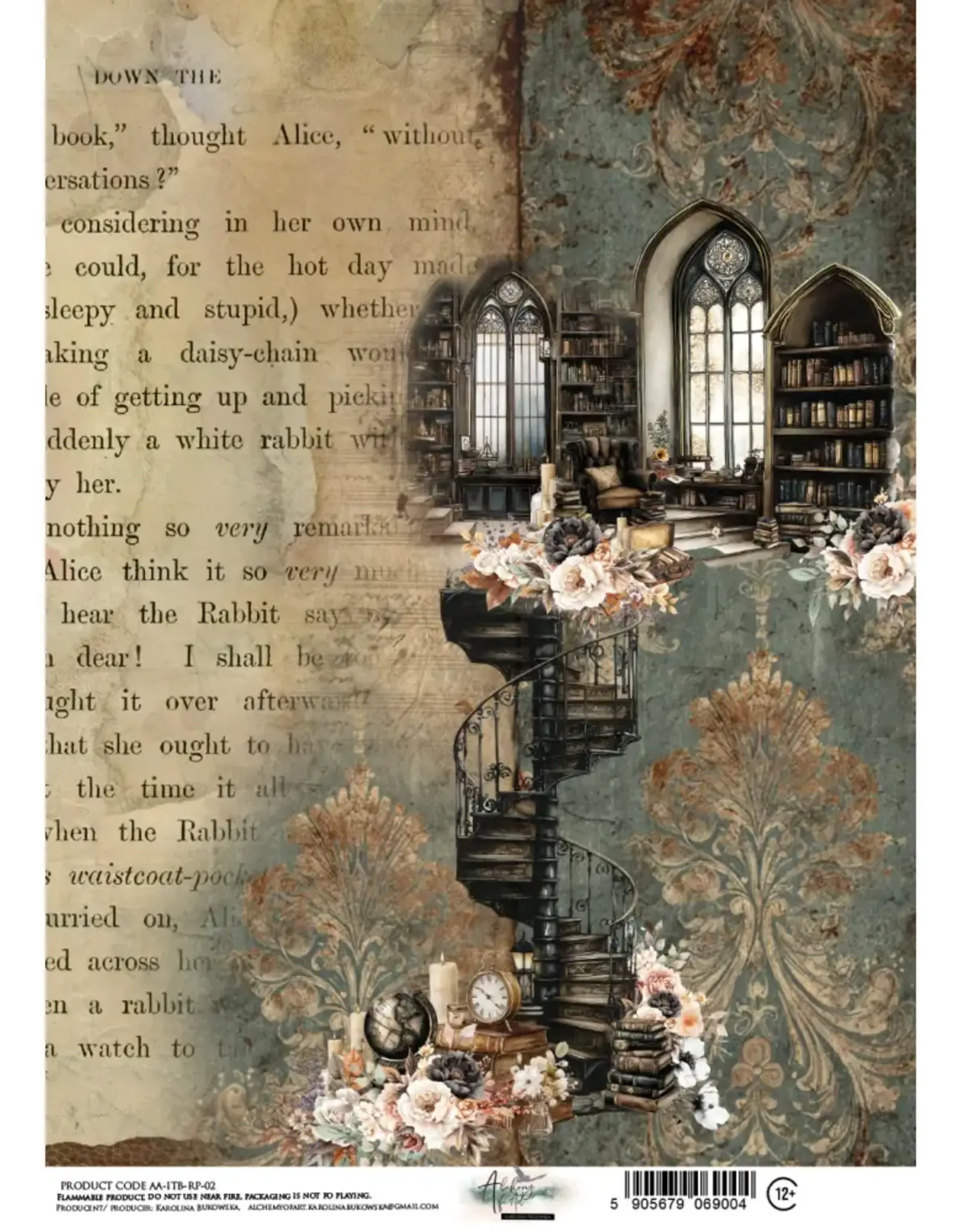 ALCHEMY OF ART ALCHEMY OF ART IN THE LIBRARY 02 A4 RICE PAPER