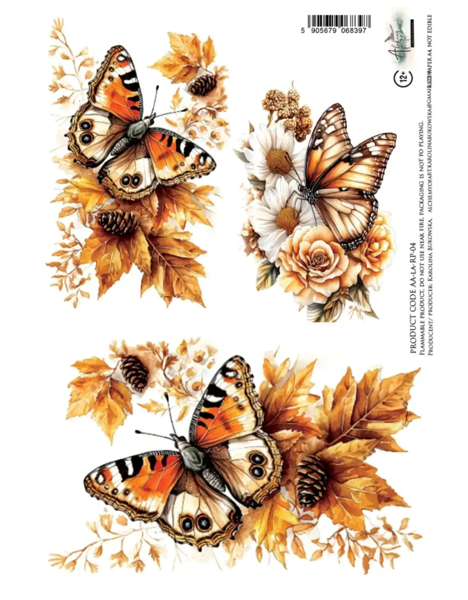 ALCHEMY OF ART ALCHEMY OF ART LOVELY AUTUMN 04 A4 RICE PAPER