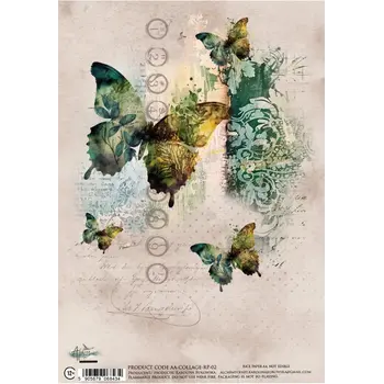 ALCHEMY OF ART ALCHEMY OF ART COLLAGE 02 A4 RICE PAPER