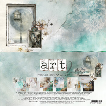 ALCHEMY OF ART ALCHEMY OF ART ART 2 12x12 PAPER PACK 6 SHEETS