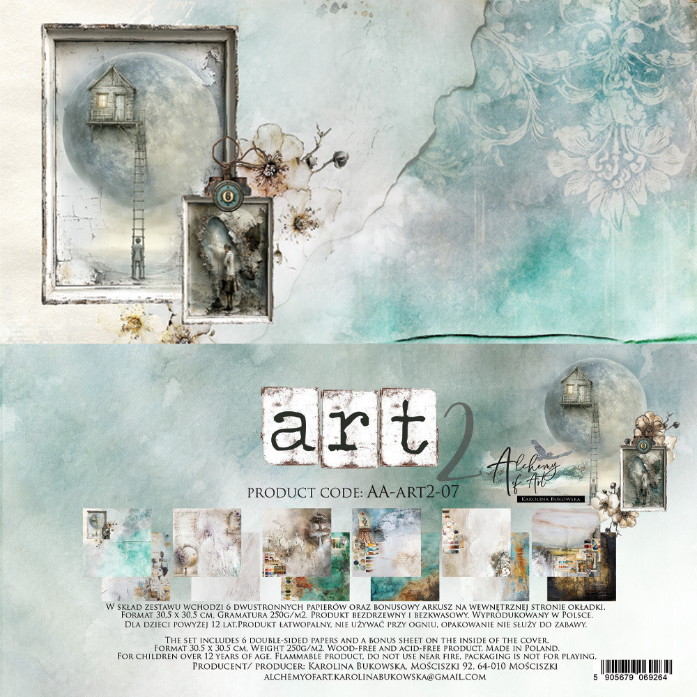 ALCHEMY OF ART ALCHEMY OF ART ART 2 12x12 PAPER PACK 6 SHEETS