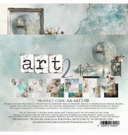 ALCHEMY OF ART ALCHEMY OF ART ART 2 8x8 PAQUET DE PAPIER 12 FEUILLES