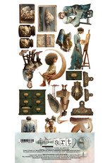 ALCHEMY OF ART ALCHEMY OF ART ART 2 - JUNK JOURNAL 6x12 EXTRAS DIE-CUTS