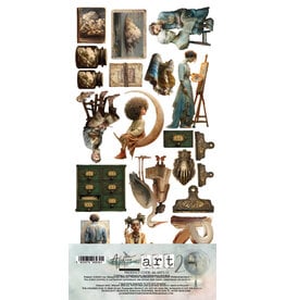 ALCHEMY OF ART ALCHEMY OF ART ART 2 - JOURNAL "JUNK" 6x12 DÉCOUPES SUPPLÉMENTAIRES