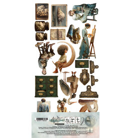 ALCHEMY OF ART ALCHEMY OF ART ART 2 - JUNK JOURNAL 6x12 EXTRAS DIE-CUTS