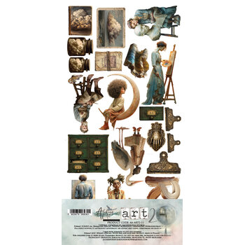 ALCHEMY OF ART ALCHEMY OF ART ART 2 - JOURNAL "JUNK" 6x12 DÉCOUPES SUPPLÉMENTAIRES