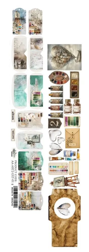 ALCHEMY OF ART ALCHEMY OF ART ART 2 2x12 EXTRAS CARDSTOCK
