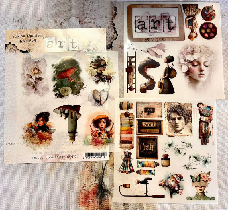 ALCHEMY OF ART ALCHEMY OF ART ART RUB-ON TRANSFERS
